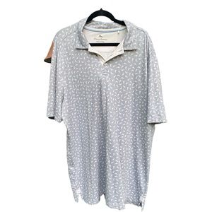 Tommy Bahama Swordfish Collard Short Sleeve Polo with Buttons